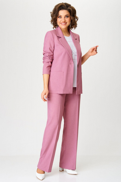 Блуза, брюки, жакет Aira Style 24220 пыльная_роза - фото 4