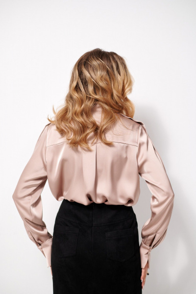 Юбка макси из замшевой ткани с карманами AMUARt 1040 черный - фото 10