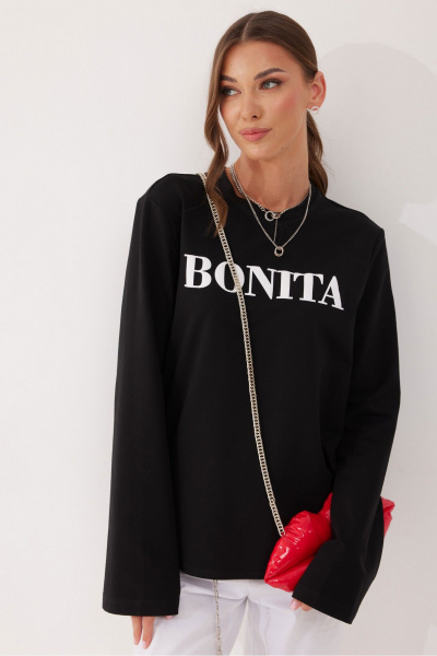 Джемпер Lyushe 4058 черный - фото 2