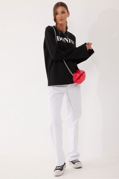 Джемпер Lyushe 4058 черный - фото 6