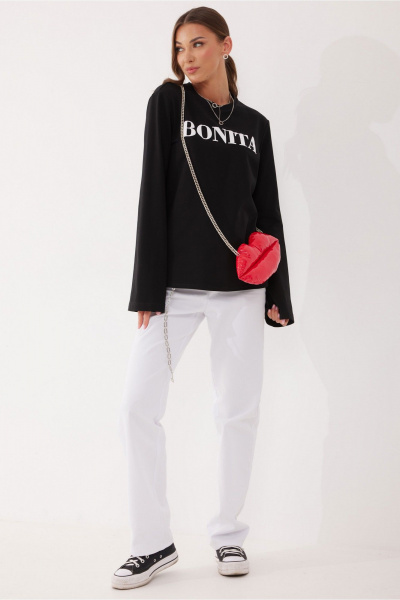 Джемпер Lyushe 4058 черный - фото 4