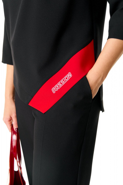 Комплект из брюк и блузона с контрастными деталями Taita plus 2503 - фото 7