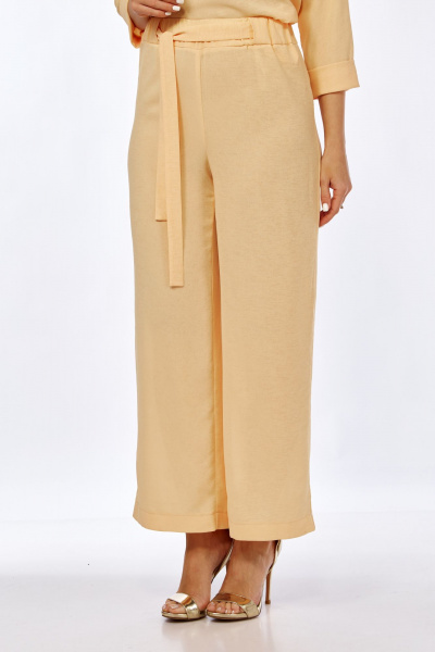 Женские брюки палаццо из текстиля с высокой посадкой Abbi 2025 - фото 12