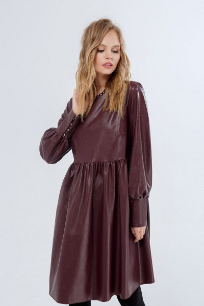 Платье PiRS 1998 баклажан - фото 2