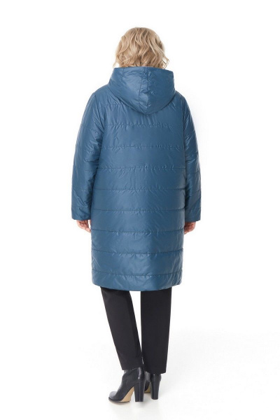 Пальто Pretty 1208 изумруд-пудра - фото 3