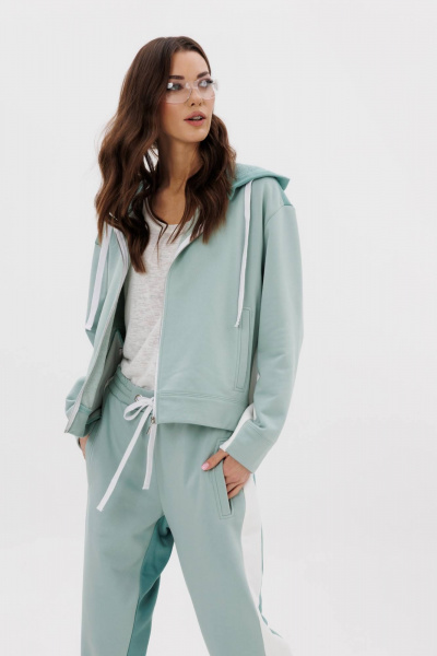 Демисезонный спортивный комплект: толстовка и брюки-джоггеры Fantazia Mod 5078 - фото 2