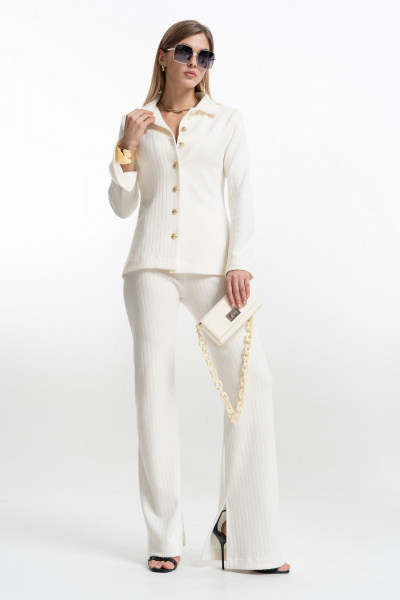 Демисезонный трикотажный жакет прилегающего силуэта SILVERSPICE S-7508 - фото 5