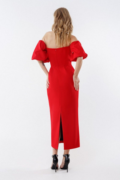 Платье PiRS 2247 красный - фото 3