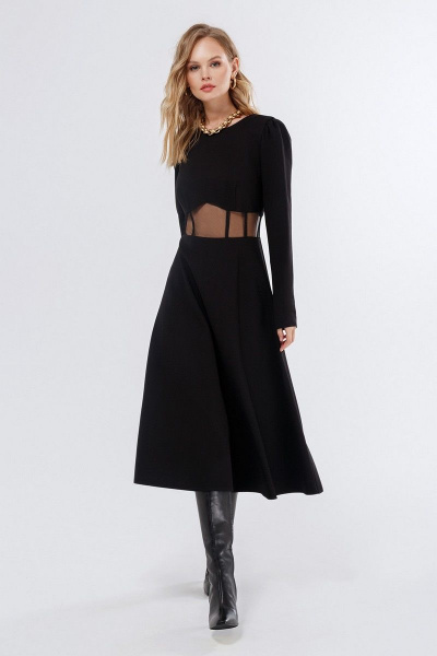 Платье PiRS 2255 черный - фото 1