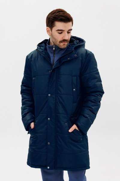 Утепленная демисезонная куртка с капюшоном GO M9001/20-04. 176-182 - фото 4
