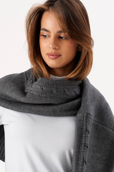 Водолазка из мягкой вискозы для повседневного образа Romgil 889ДВТЗ жемчужный_серый - фото 6