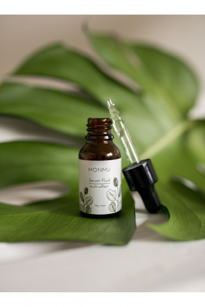 Питательный крем для тела и рук с маслами и экстрактами MONMU Serum Fluid multi-effect, 15g - фото 6