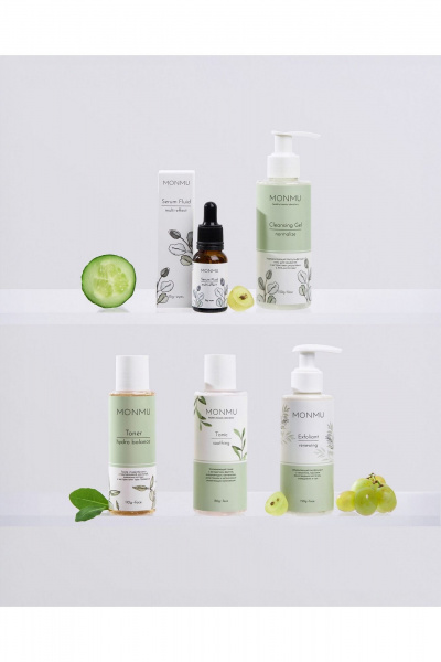 Успокаивающий увлажняющий тоник с фруктами и ниацинамидом MONMU Tonic soothing, 150g - фото 3