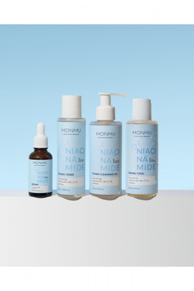 Тоник для лица с ниацинамидом и антиоксидантами 150г MONMU NIACINAMIDE Toning tonic, 150g - фото 2