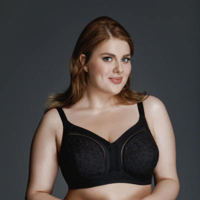 Бюстгальтер черный на каждый день мягкая чашка без каркаса Milavitsa 108180 черный - фото 1