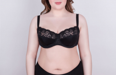 Бюстгальтер балконет бандо черный на каждый день Milavitsa 116181 черный - фото 1