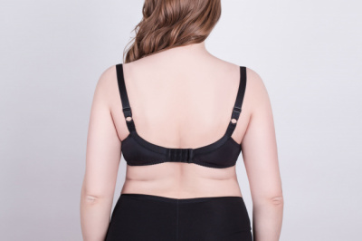 Бюстгальтер балконет бандо черный на каждый день Milavitsa 116181 черный - фото 2