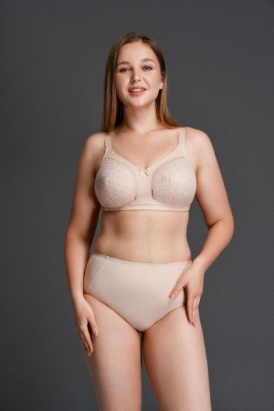 Бюстгальтер без каркаса с мягкой чашкой и упругими пластинами, белый Milavitsa 118180 белый - фото 1