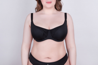 Бюстгальтер монофил в черном для полных форм Milavitsa 119141 черный - фото 2