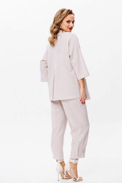 Брюки, жакет Anastasia 1202 пудровый - фото 13