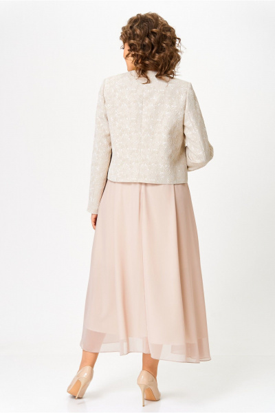 Жакет, платье Bonna Image 970/1 бежевый - фото 11