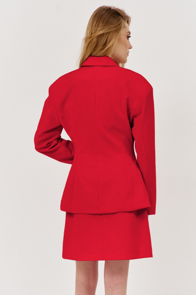Жакет, юбка FLAIM 1146.02 красный - фото 3