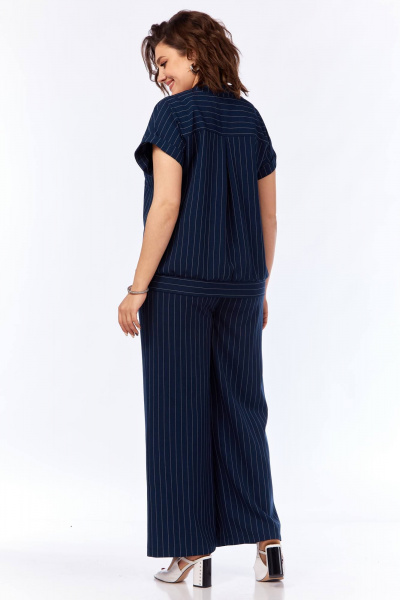 Блуза, брюки Matini 1.1688 синий - фото 6