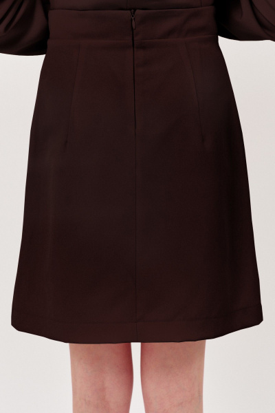 Юбка FLAIM 1148.03 горький шоколад - фото 2