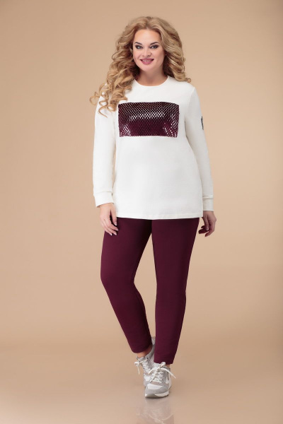 Брюки, жилет, туника Svetlana-Style 1492 бордо - фото 4