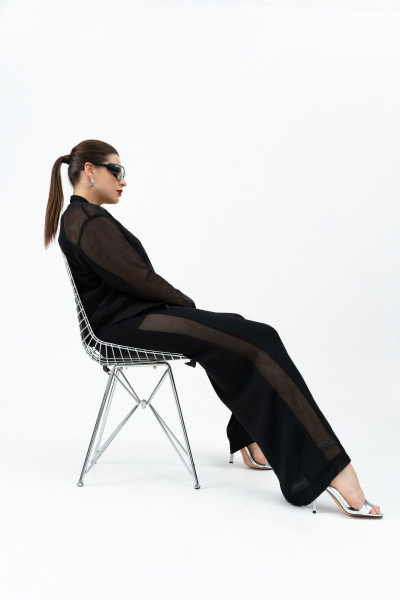 Брюки, бомбер, топ Andina 3006 черный - фото 13