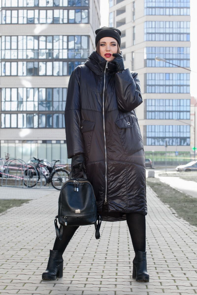 Пальто Lady Secret 8280 черный - фото 7