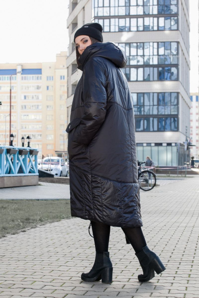 Пальто Lady Secret 8280 черный - фото 4