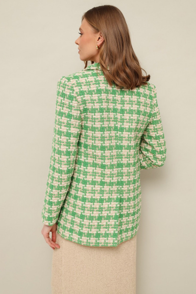 Деловой жакет прямого силуэта из текстиля PUR PUR 11-118/9 - фото 5