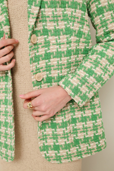 Деловой жакет прямого силуэта из текстиля PUR PUR 11-118/9 - фото 2