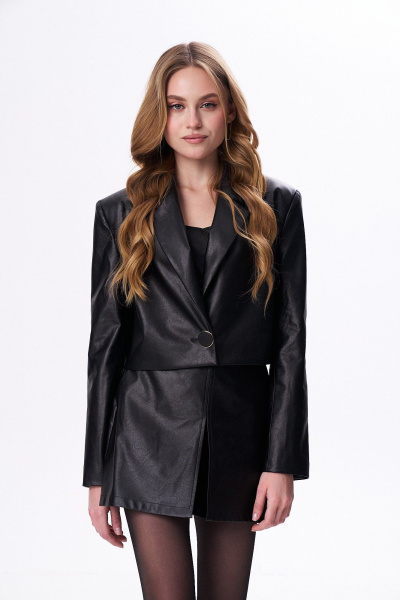 Жакет, шорты KaVaRi 8044 черный - фото 2
