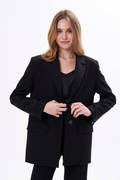 Брюки, жакет KaVaRi 8045 черный - фото 8