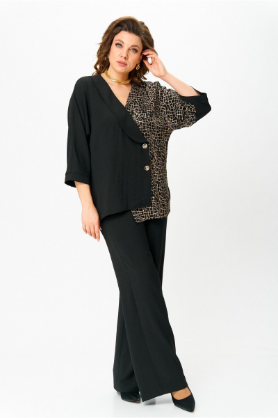 Блуза, брюки Bonna Image 977/2 черный - фото 11