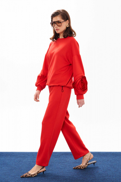 Джемпер Панда 14240 красный - фото 6