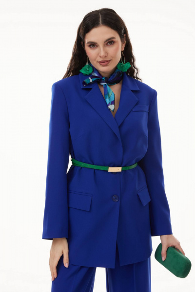 Брюки, жакет Твой имидж 2120 ультрамарин - фото 5