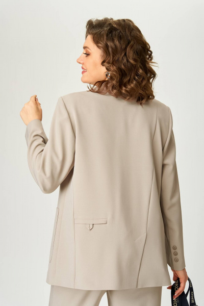 Брюки, жакет Karina deLux M-1273 бежевый - фото 7