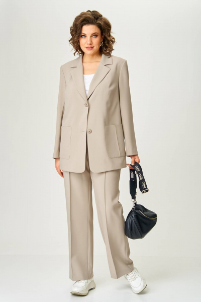 Брюки, жакет Karina deLux M-1273 бежевый - фото 4