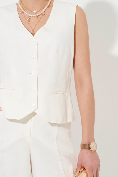 Жилет Ketty K-06137 молочный - фото 2