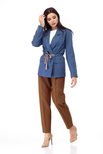 Жакет Anelli 901 синий - фото 6