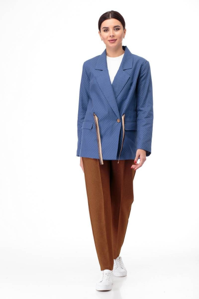 Жакет Anelli 901 синий - фото 3