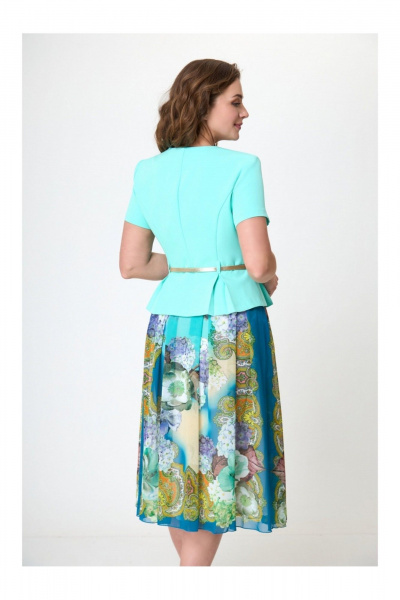 Жакет, юбка Anelli 1333 лазурный_берег - фото 3