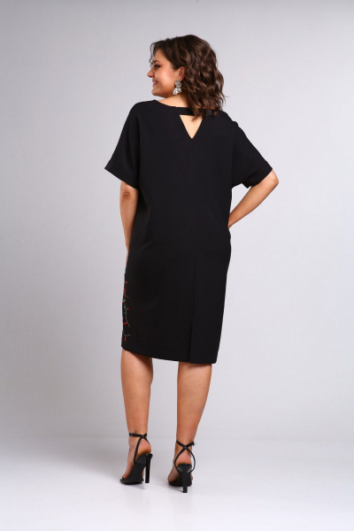 Платье LadisLine 1554 черный - фото 6