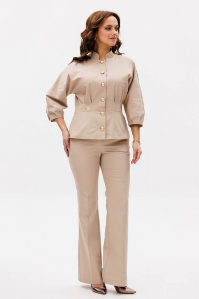 Брюки, жакет VI ORO VR-1179 капучино - фото 9