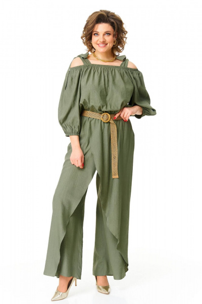 Комбинезон VI ORO VR-1176 оливковый - фото 8