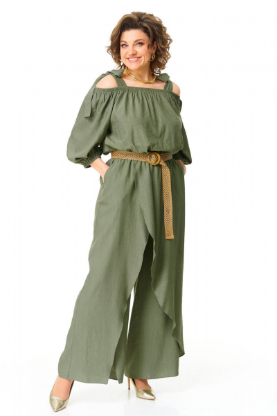 Комбинезон VI ORO VR-1176 оливковый - фото 7