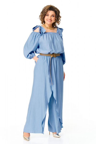 Комбинезон VI ORO VR-1176 небесный - фото 6